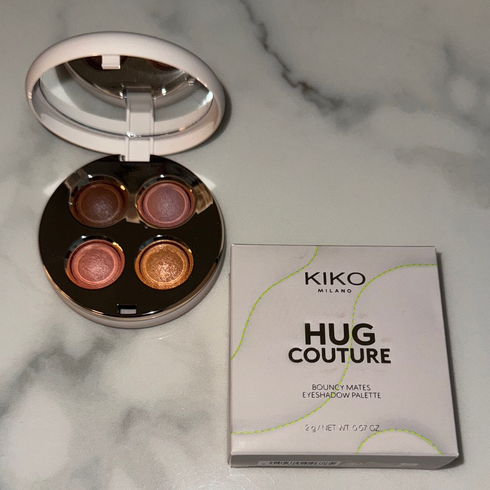 KIKO Milano Hug Couture Eyeshadow Palette - Rose, Copper, Bronze & Peach